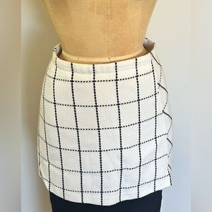 White Plaid Skirt